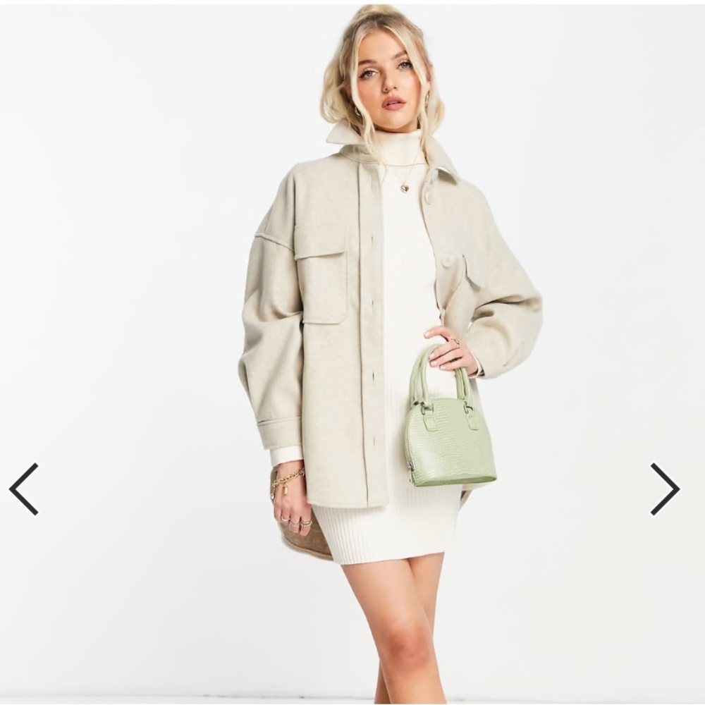 Wool like shacket